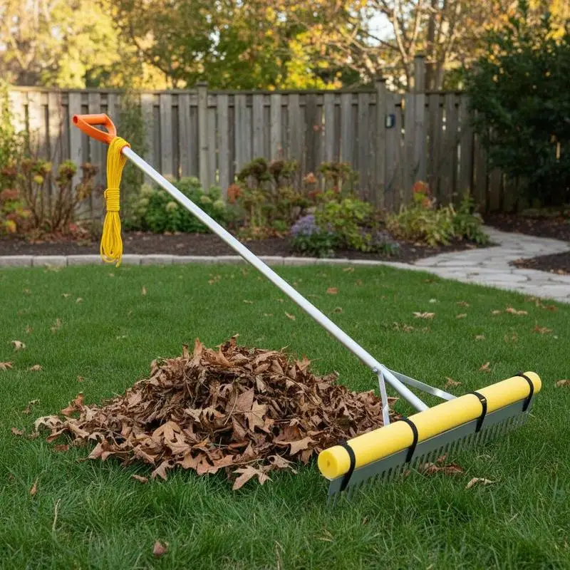Aluminum Leveling Tool 36" Head 102" Handle For Garden Yard Beach, Heavy Duty Large Rake Loosening Soil Pond Gravel Lawn Care 52ft Rope
Aluminum Leveling Tool 36" Head 102" Handle For Garden Yard Beach, Heavy Duty Large Rake Loosening Soil Pond Gravel Lawn Care 52ft Rope