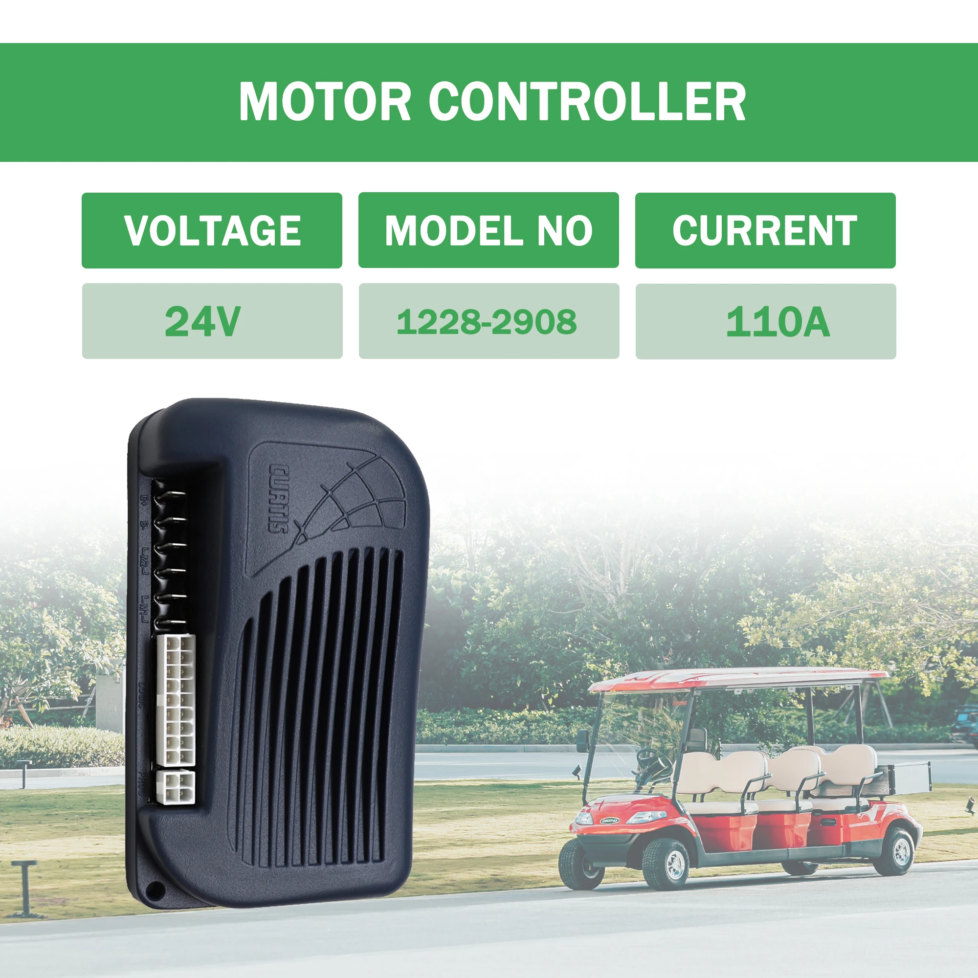 New 1228-2908 24V 110A PMC Permanent Magnet Motor Speed Controller for Curtis
New 1228-2908 24V 110A PMC Permanent Magnet Motor Speed Controller for Curtis