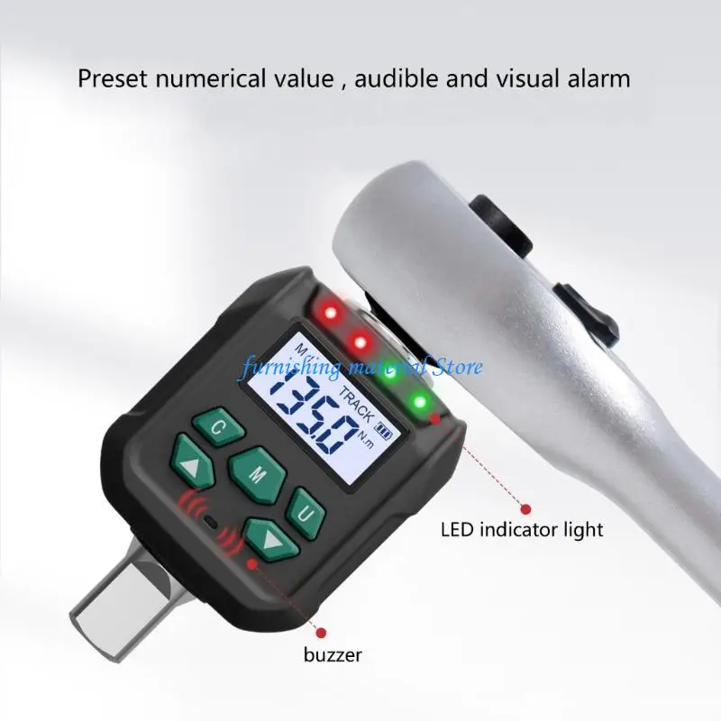 Y5GD Multifunction 1/2 Inch Digital Torque Adapter Automotive Torque Wrench Tool for Measurement Tasks & Precise Home Repair
Y5GD Multifunction 1/2 Inch Digital Torque Adapter Automotive Torque Wrench Tool for Measurement Tasks & Precise Home Repair
