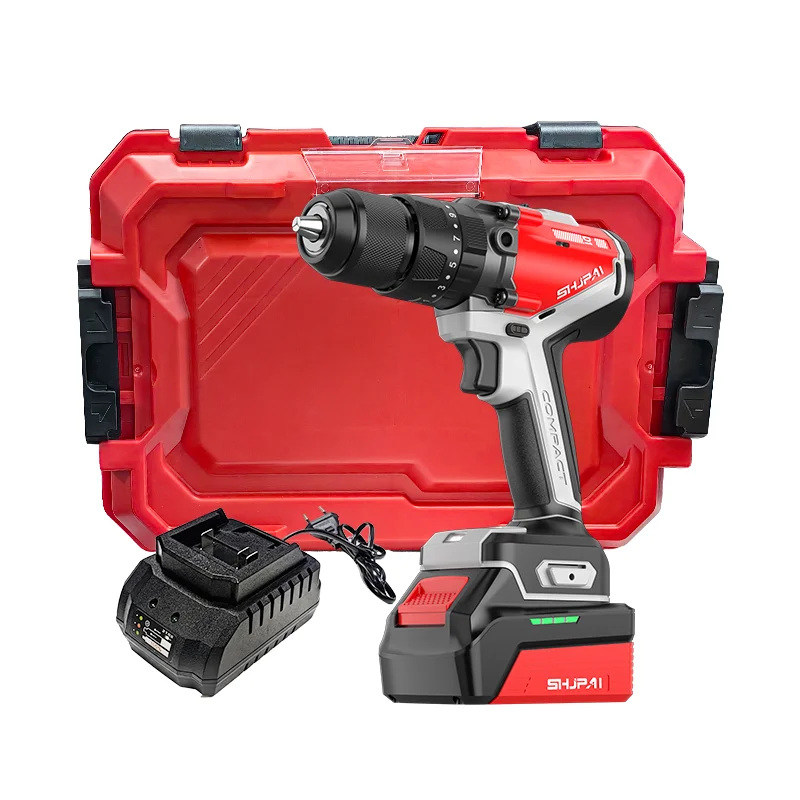 Long Range Home DIY Brushless Cordless Drill High Torque Multi-function Hand Drill with One Battery and One Charger
Long Range Home DIY Brushless Cordless Drill High Torque Multi-function Hand Drill with One Battery and One Charger