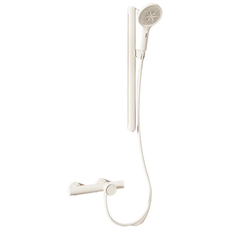 Small apartment split simple shower shower set, cream wind liftable bathtub faucet
Small apartment split simple shower shower set, cream wind liftable bathtub faucet