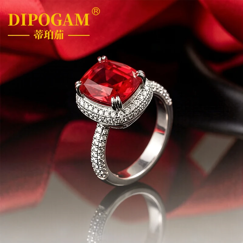 S925 Sterling Silver Cushion Cultivated Ruby Ring Luxury High Women Wedding Engagement Fine Jewelry Anniversary Birthday Gift
S925 Sterling Silver Cushion Cultivated Ruby Ring Luxury High Women Wedding Engagement Fine Jewelry Anniversary Birthday Gift