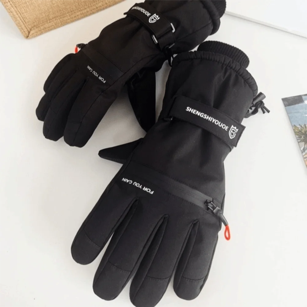 Warm Solid Color Winter Ski Gloves Thicken Snowboard Gloves Ultralight Windproof Touch Screen Gloves Men
Warm Solid Color Winter Ski Gloves Thicken Snowboard Gloves Ultralight Windproof Touch Screen Gloves Men