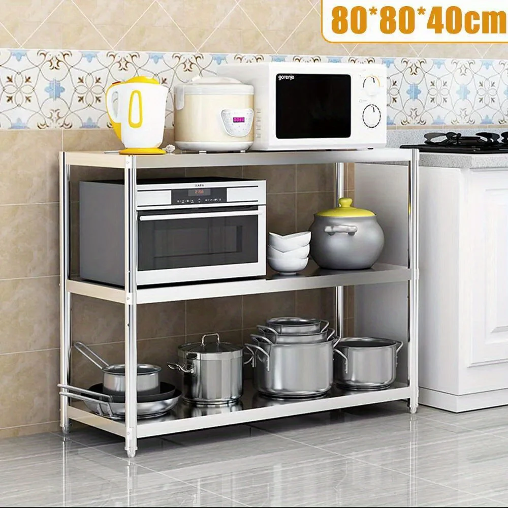 30kg Capacity Stainless Steel Work Table - Adjustable Commercial Kitchen Prep Table 80x40cm
30kg Capacity Stainless Steel Work Table - Adjustable Commercial Kitchen Prep Table 80x40cm
