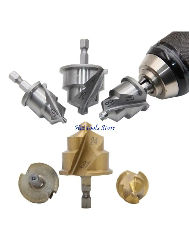 X37E Shank Helical Drill Bit Set 3 Pack for Water Pipe Expansion Punching 15~31mm HSS Suitable with Most Drills
X37E Shank Helical Drill Bit Set 3 Pack for Water Pipe Expansion Punching 15~31mm HSS Suitable with Most Drills
