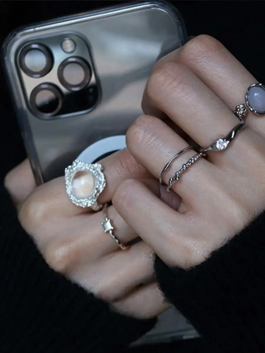 Exaggerated S925 Silver Crystal Rings for Women Unique Geometric Shaped Open Finger Rings Personality Index Finger Rings
Exaggerated S925 Silver Crystal Rings for Women Unique Geometric Shaped Open Finger Rings Personality Index Finger Rings