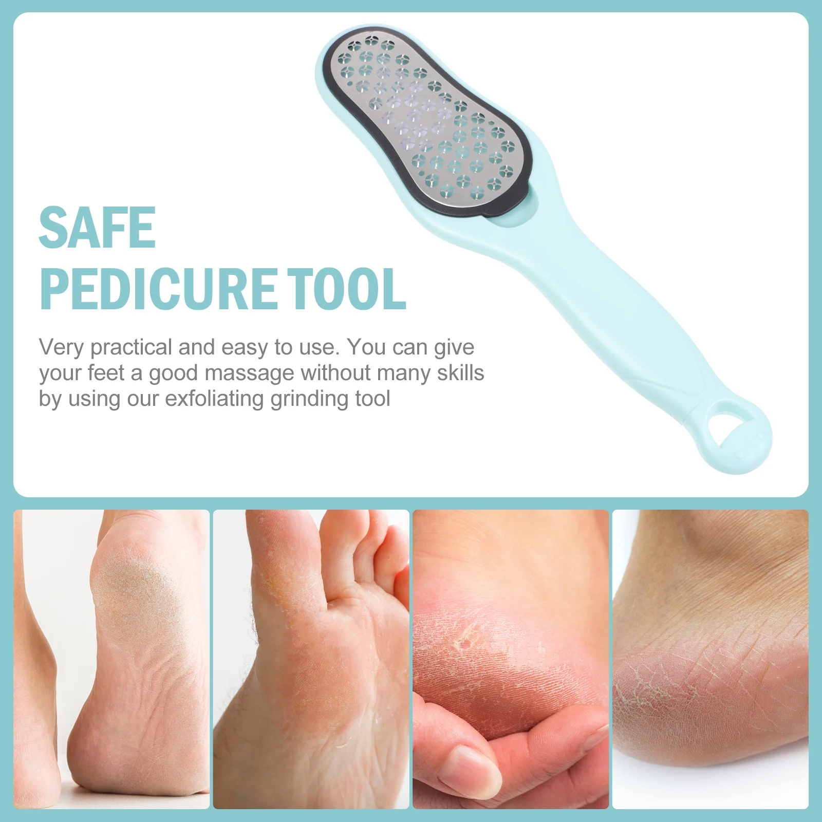 1pc Stainless Steel File Durable Foot Care Tool Callus Remover Foot Rasp Pedicure Tool Rubbing Stone Dead Skin Remover Practical
1pc Stainless Steel File Durable Foot Care Tool Callus Remover Foot Rasp Pedicure Tool Rubbing Stone Dead Skin Remover Practical