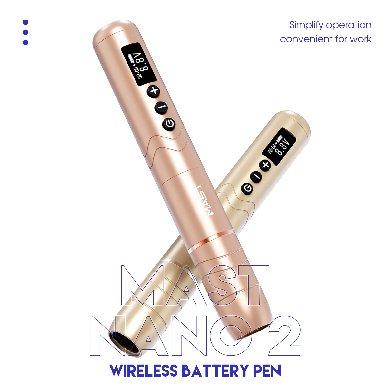 Mast Nano 2 SMP Wireless Tattoo Pen Normal Adjustable Frequency Dot for Eyebrow Eyeliner Lip Scalp Tattoo Work
Mast Nano 2 SMP Wireless Tattoo Pen Normal Adjustable Frequency Dot for Eyebrow Eyeliner Lip Scalp Tattoo Work