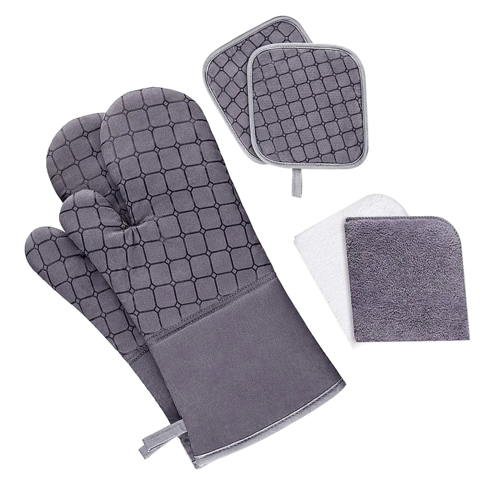 Insulated Glove Pad Set Premium Material Heat Resistant Oven Microwave Gloves Kitchen Supply Anti Scalding Protective
Insulated Glove Pad Set Premium Material Heat Resistant Oven Microwave Gloves Kitchen Supply Anti Scalding Protective