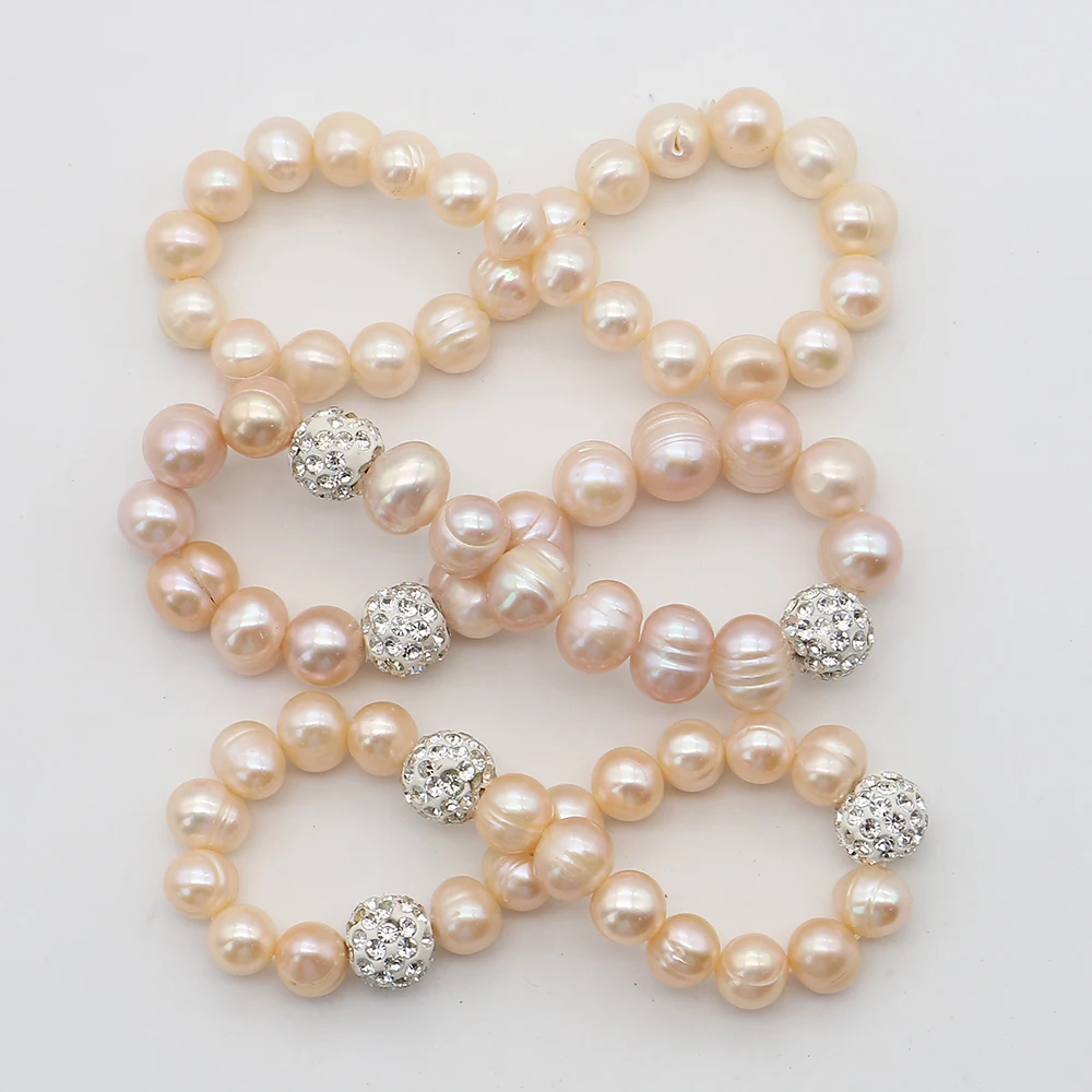 Classic Fashionable Bracelet Irregular Threaded Round Pearls Round Inlaid Glass Crystal Beads,Versatile Jewelry Accessory 18cm
Classic Fashionable Bracelet Irregular Threaded Round Pearls Round Inlaid Glass Crystal Beads,Versatile Jewelry Accessory 18cm