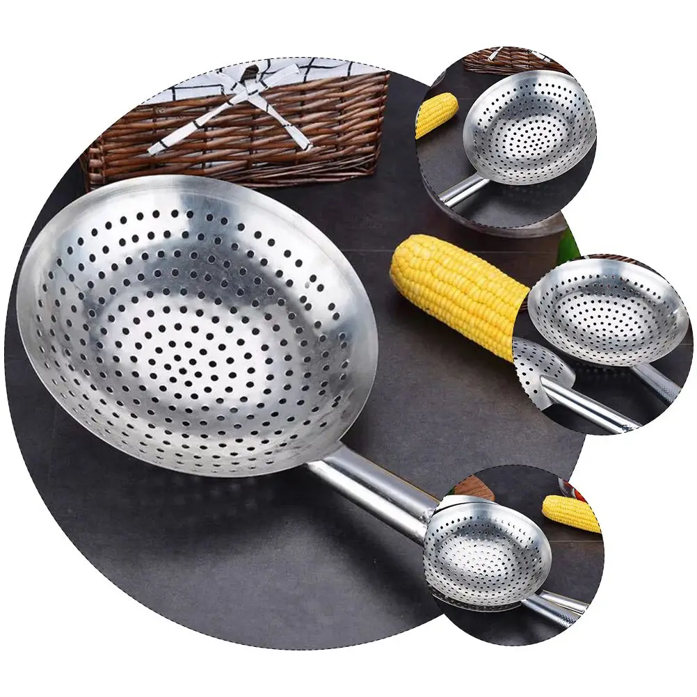 1pc Thickened Frying Hot Pot Strainer Large Mesh Colander Spoon Stainless Steel Kitchen ToolSilver Heat Resistant Ergonomic
1pc Thickened Frying Hot Pot Strainer Large Mesh Colander Spoon Stainless Steel Kitchen ToolSilver Heat Resistant Ergonomic