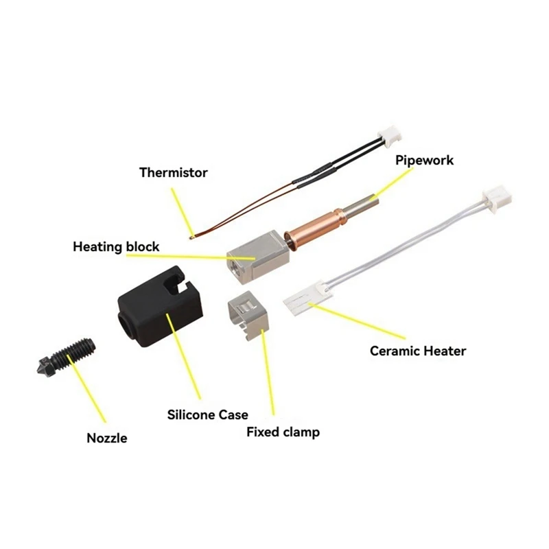 Top-Hotend Kit For Anycubic Kobra 3 Hotend Upgrade Thermistor Heating Tube Hotend For Anycubic Kobra 3 3D Printer Parts Kits
Top-Hotend Kit For Anycubic Kobra 3 Hotend Upgrade Thermistor Heating Tube Hotend For Anycubic Kobra 3 3D Printer Parts Kits