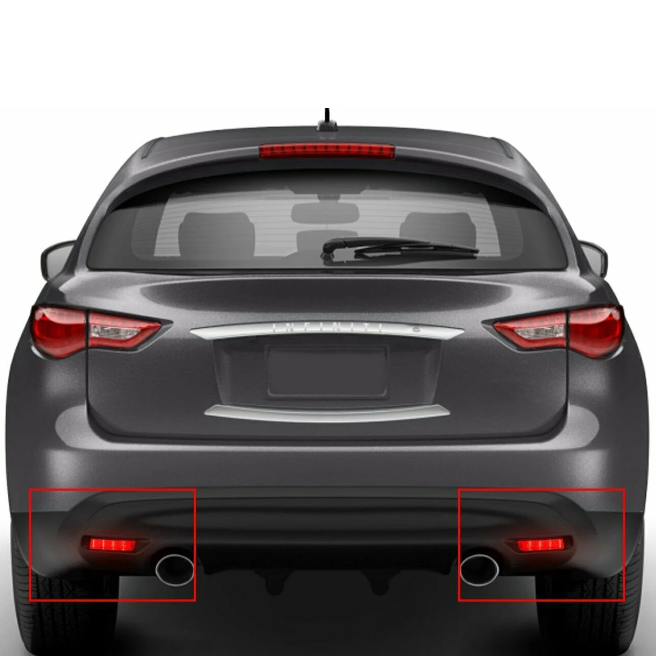 Автомобильный прозрачный отражатель заднего бампера, светодиодный задний стоп-сигнал для Nissan Juke Murano Quest Sentra Infiniti FX35 265605C000
Автомобильный прозрачный отражатель заднего бампера, светодиодный задний стоп-сигнал для Nissan Juke Murano Quest Sentra Infiniti FX35 265605C000