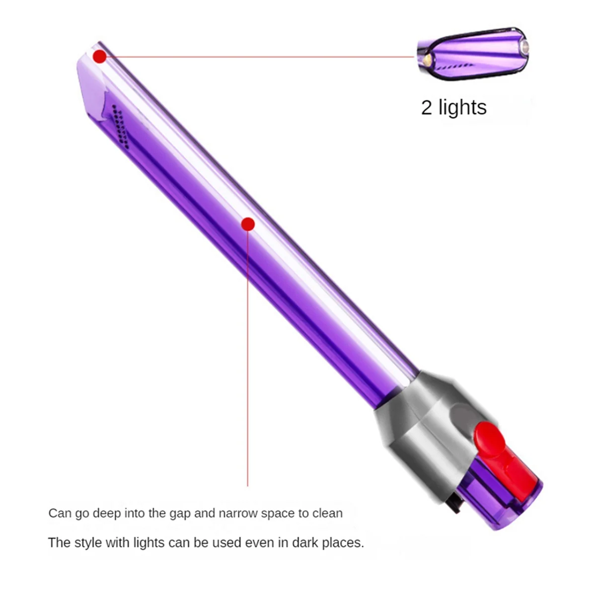 RATE-eFor Dyson V10Slim V12Slim Light Pipe щелевой инструмент Замена беспроводных пылесосов Вакуумный щелевой инструмент
RATE-eFor Dyson V10Slim V12Slim Light Pipe щелевой инструмент Замена беспроводных пылесосов Вакуумный щелевой инструмент