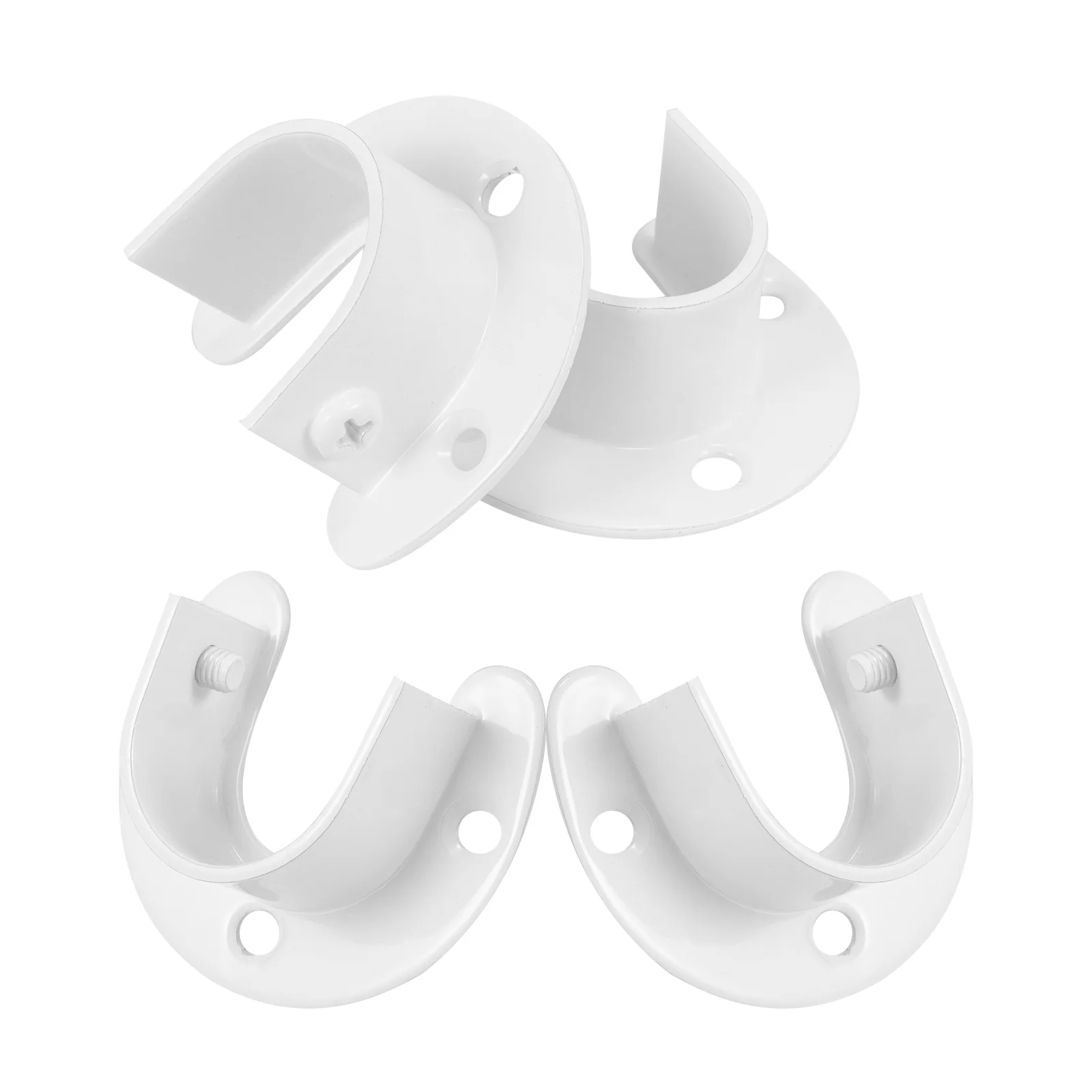 4 Pcs Clothes Rail Curtain Pole Closet Socket Thicken Shower Rod Holder Holders Stainless Steel Bracket Window
4 Pcs Clothes Rail Curtain Pole Closet Socket Thicken Shower Rod Holder Holders Stainless Steel Bracket Window