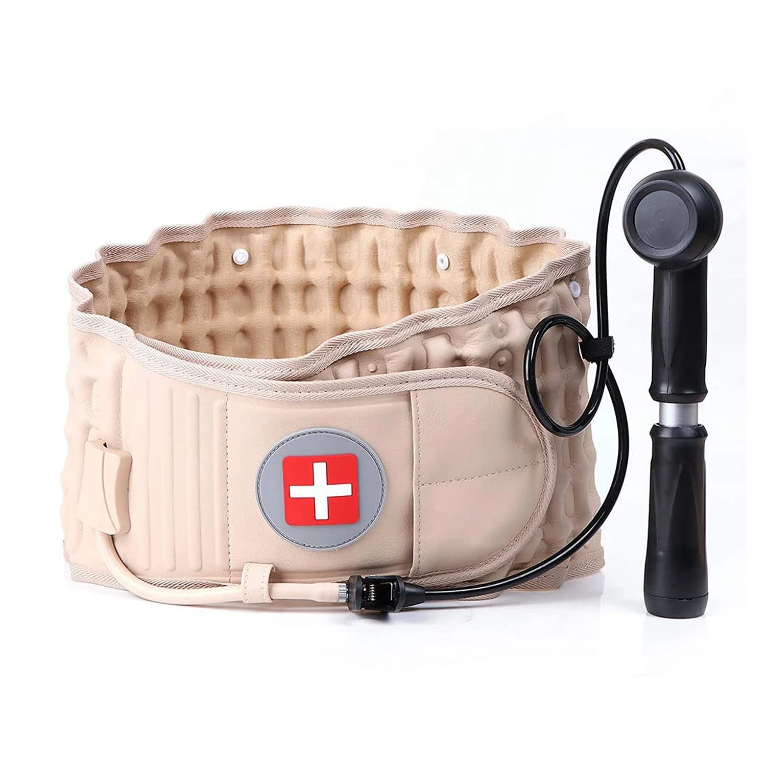 Decompression Lumbar Support Belt Adjustable Inflatable Waist Belt Supports Lumbar Traction to Relieve Back Pain Massager Unisex
Decompression Lumbar Support Belt Adjustable Inflatable Waist Belt Supports Lumbar Traction to Relieve Back Pain Massager Unisex