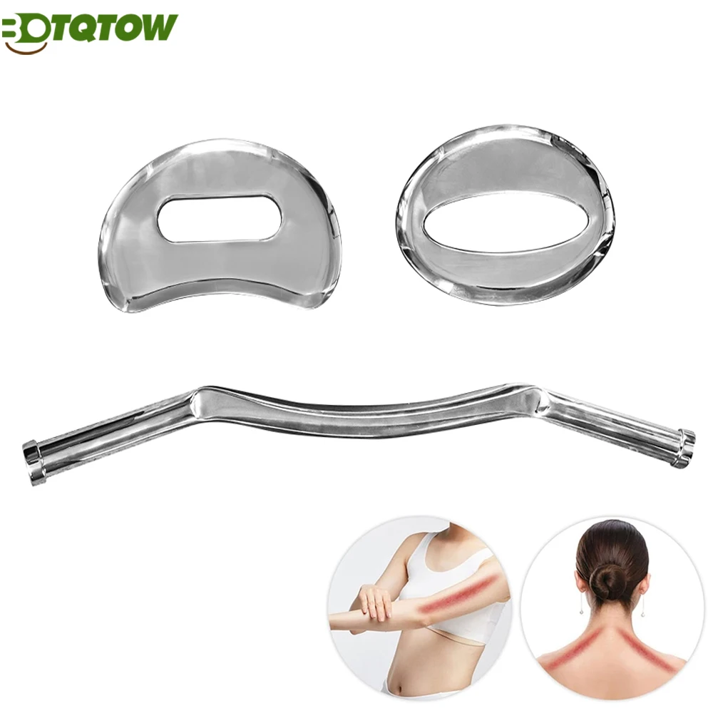 1PCS Stainless Steel Gua Sha Muscle Scraper Tool,Myofascial Scraping GuaShaTools for Physical Therapy,Soft Tissue Massage Tools
1PCS Stainless Steel Gua Sha Muscle Scraper Tool,Myofascial Scraping GuaShaTools for Physical Therapy,Soft Tissue Massage Tools