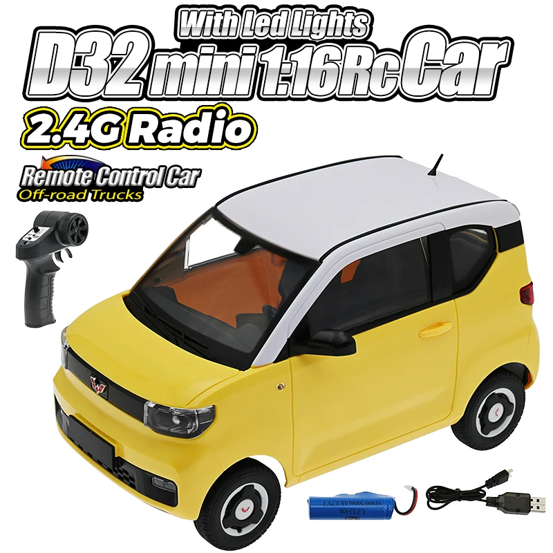 2025 NEW D32Mini 1:16 RC Car With Led Lights 2.4G Radio Remote Control Car Off-Road Trucks Play Toys For Boys Children Gifts
2025 NEW D32Mini 1:16 RC Car With Led Lights 2.4G Radio Remote Control Car Off-Road Trucks Play Toys For Boys Children Gifts