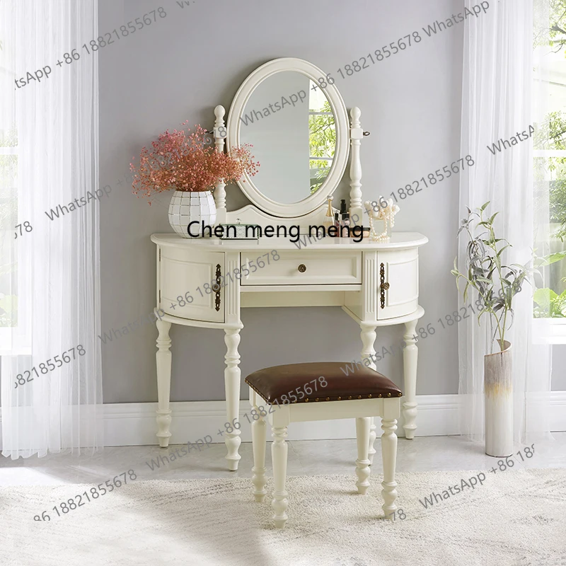 Simple American solid wood dresser, bedroom small apartment makeup table dressing table H
Simple American solid wood dresser, bedroom small apartment makeup table dressing table H