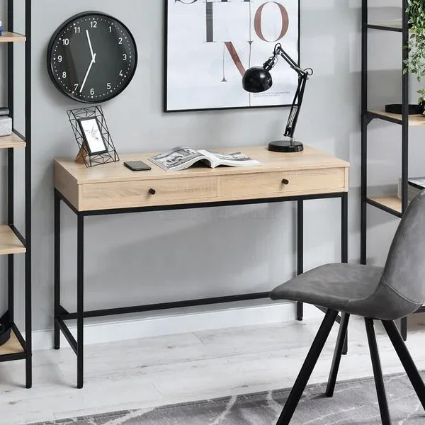 Furniture High-quality wooden home student desk, computer desk with 2 drawers, computer desk study table
Furniture High-quality wooden home student desk, computer desk with 2 drawers, computer desk study table