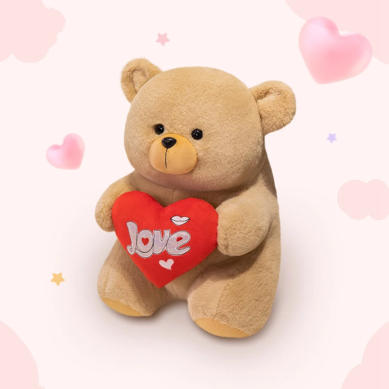25/35/45CM Cute Bear Hold Heart Plush Doll Printed LOVE Stuffed Animal Doll Valentine's Day gift
25/35/45CM Cute Bear Hold Heart Plush Doll Printed LOVE Stuffed Animal Doll Valentine's Day gift