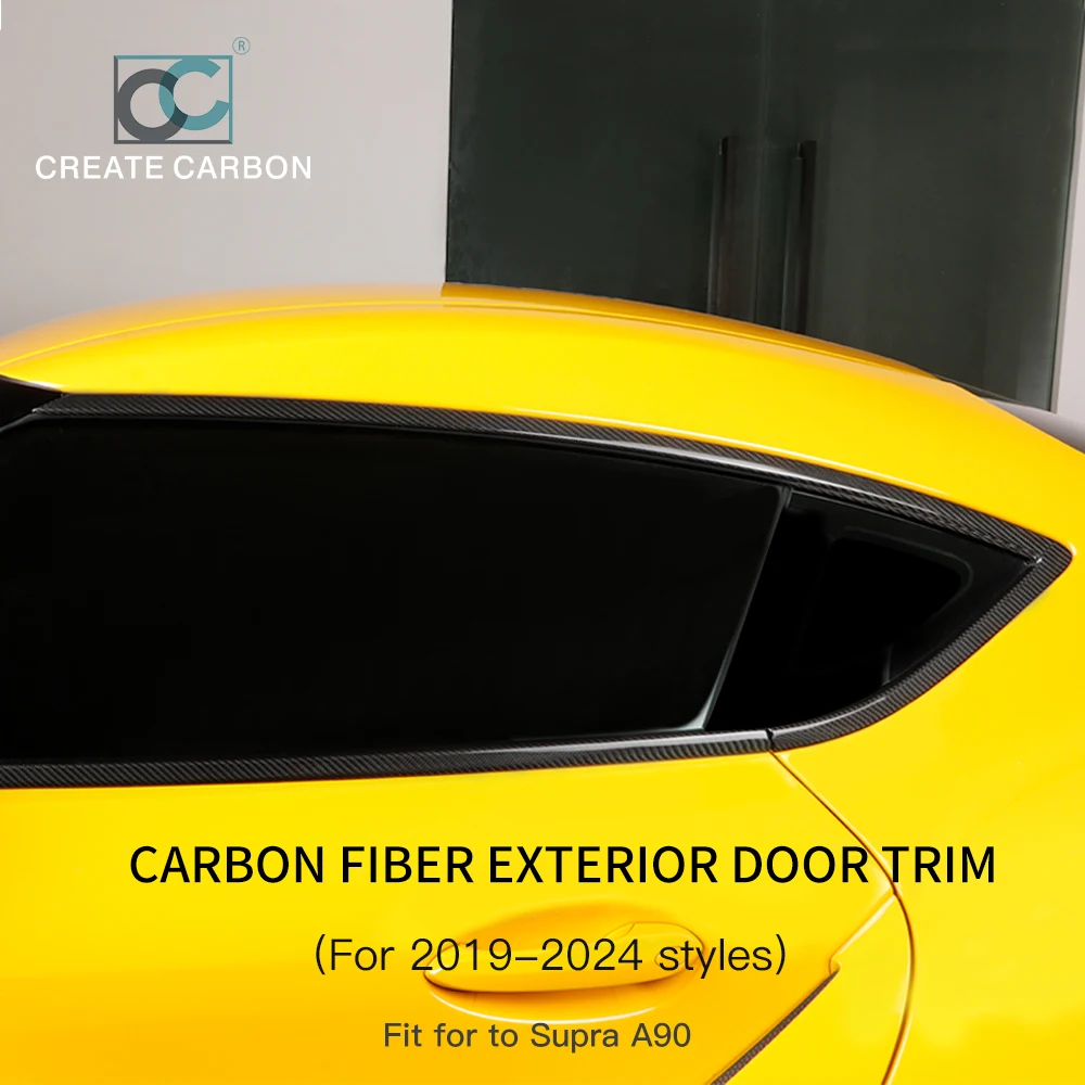 6PCS Carbon Fiber Window Molding Trim Fit for Toyota Supra GR A90 MK5 Window Seal Strip Cover, Car Anti-Scratch Window Seal Belt
6PCS Carbon Fiber Window Molding Trim Fit for Toyota Supra GR A90 MK5 Window Seal Strip Cover, Car Anti-Scratch Window Seal Belt