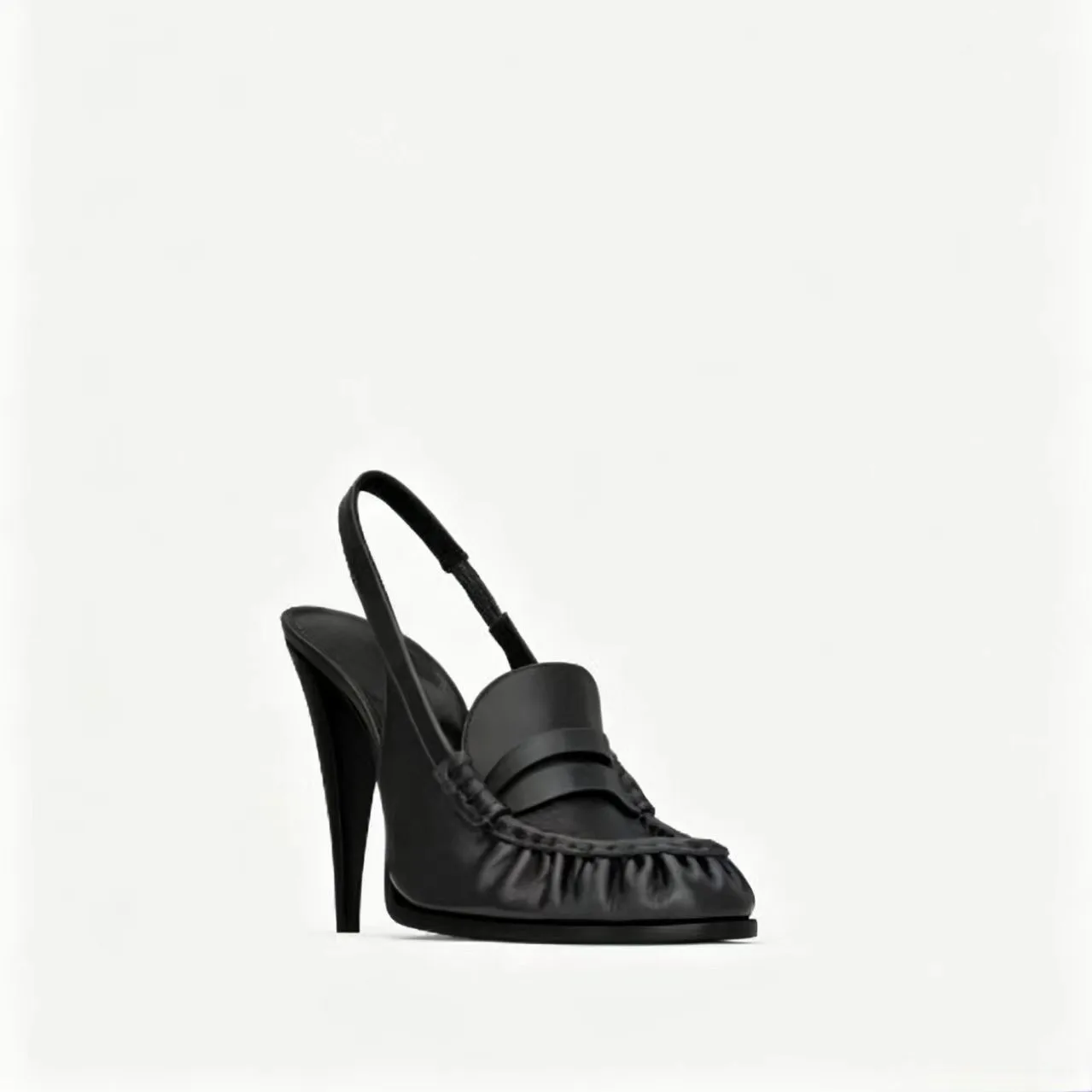 2026 Spring/Summer New Women Black Slingback Loafer Pumps Ruched Round Toe Stiletto Heel Vintage Office Party Daily Elegant Pump
2026 Spring/Summer New Women Black Slingback Loafer Pumps Ruched Round Toe Stiletto Heel Vintage Office Party Daily Elegant Pump
