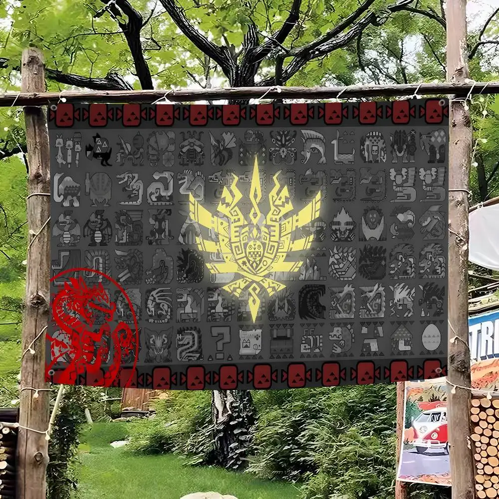 Monster Hunter Fashion Banner INS Style Outdoor Party Decoration Atmosphere Flag
Monster Hunter Fashion Banner INS Style Outdoor Party Decoration Atmosphere Flag