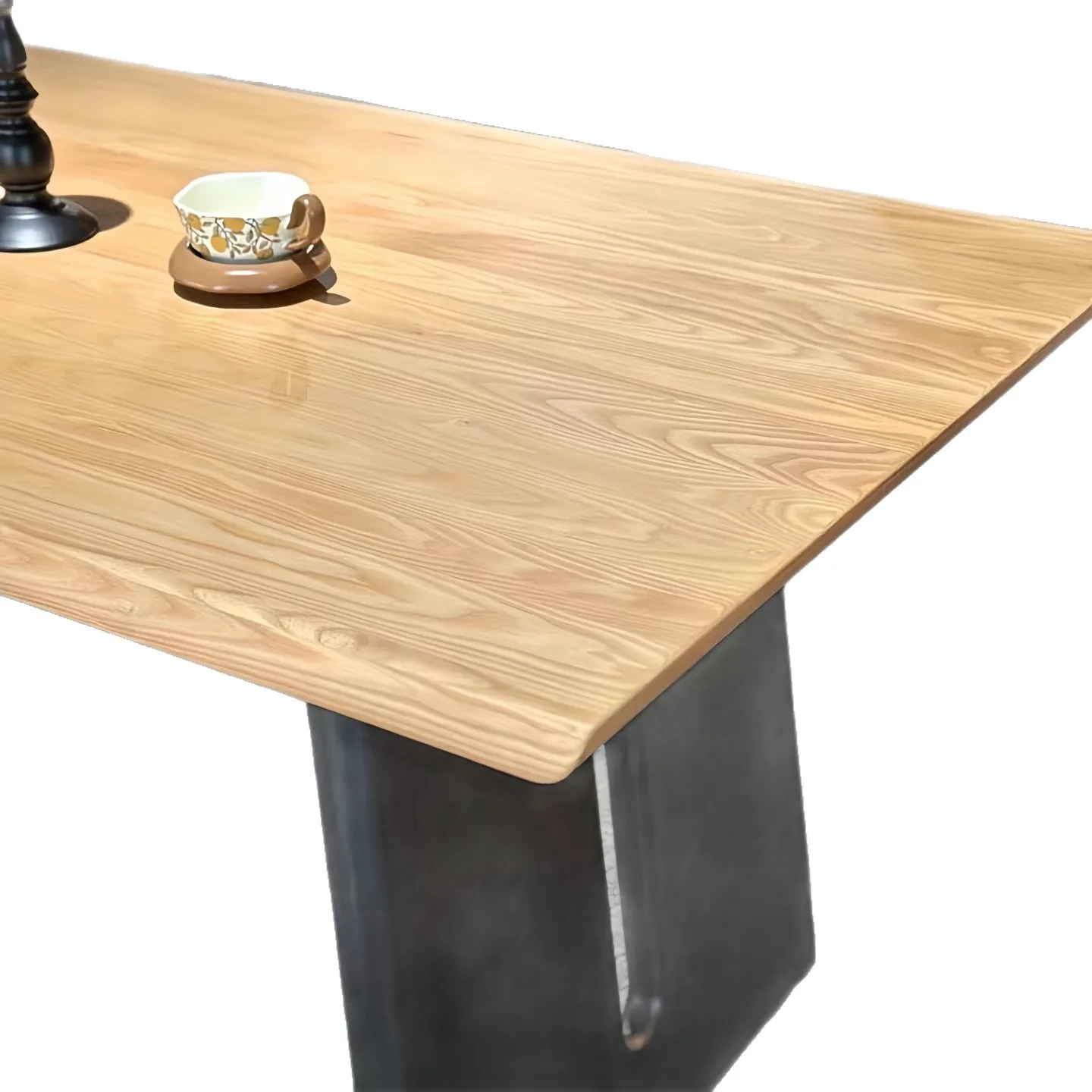 Modern, simple solid wood dining table and chairs, rectangular, log, household, dining
Modern, simple solid wood dining table and chairs, rectangular, log, household, dining