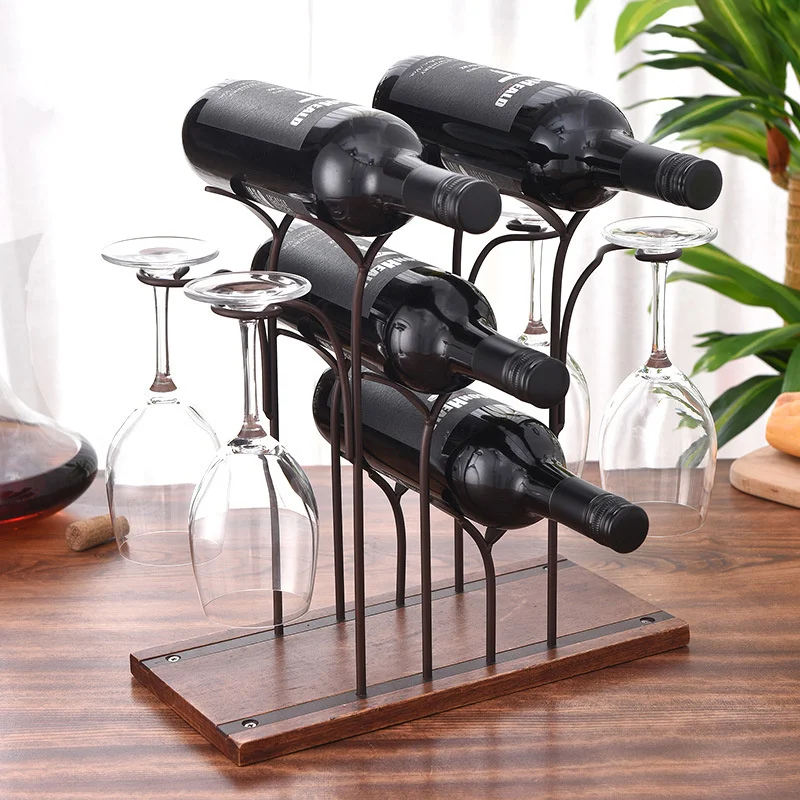 Nordic Style Vintage Wine Rack Retro Shelf Iron Wine Bottle Holder Champagne Bar Accessories Home Bars Stand For Wine Bottles
Nordic Style Vintage Wine Rack Retro Shelf Iron Wine Bottle Holder Champagne Bar Accessories Home Bars Stand For Wine Bottles