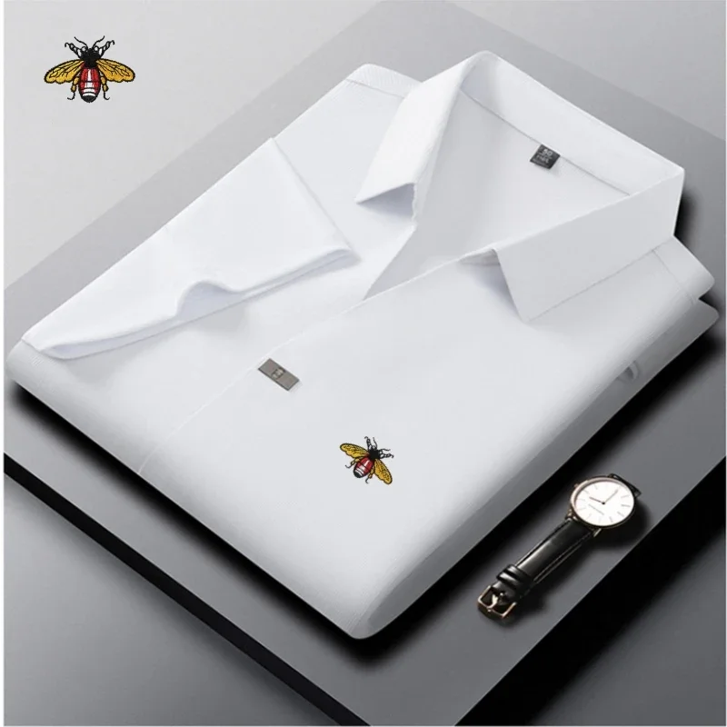 New men's high-quality embroidered short sleeved horse autumn shirt for summer casual fashion, cool and breathable top
New men's high-quality embroidered short sleeved horse autumn shirt for summer casual fashion, cool and breathable top