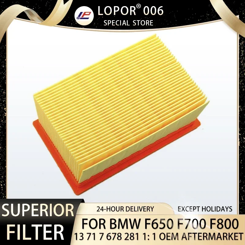 Lopor Air Filter Motorcycle For BMW F650 2008-2012 F700 2013-2018 F800 2007-2018 F 650 700 80
Lopor Air Filter Motorcycle For BMW F650 2008-2012 F700 2013-2018 F800 2007-2018 F 650 700 80