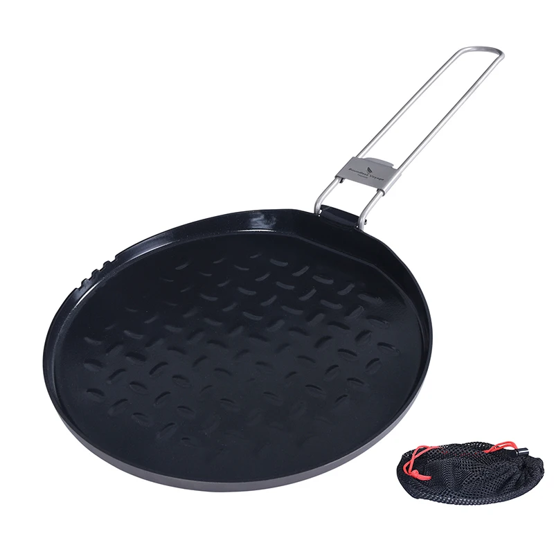 Boundless Voyage Titanium Frying Pan Nonstick with Folding Handle for Outdoor Camping Picnic Barbecue Skillet Egg Cookware
Boundless Voyage Titanium Frying Pan Nonstick with Folding Handle for Outdoor Camping Picnic Barbecue Skillet Egg Cookware