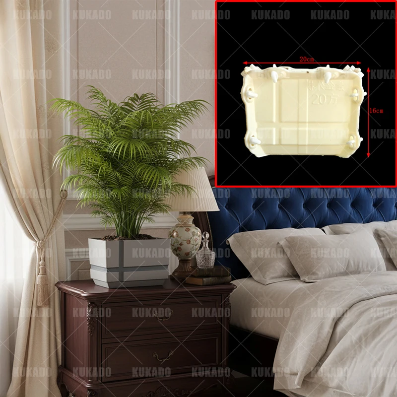 Square Cement Flowerpot Mold, Homemade Grouting Bonsai Decoration, Diy Crafts, Plant Bonsai, Handmade Gardening Supplies
Square Cement Flowerpot Mold, Homemade Grouting Bonsai Decoration, Diy Crafts, Plant Bonsai, Handmade Gardening Supplies