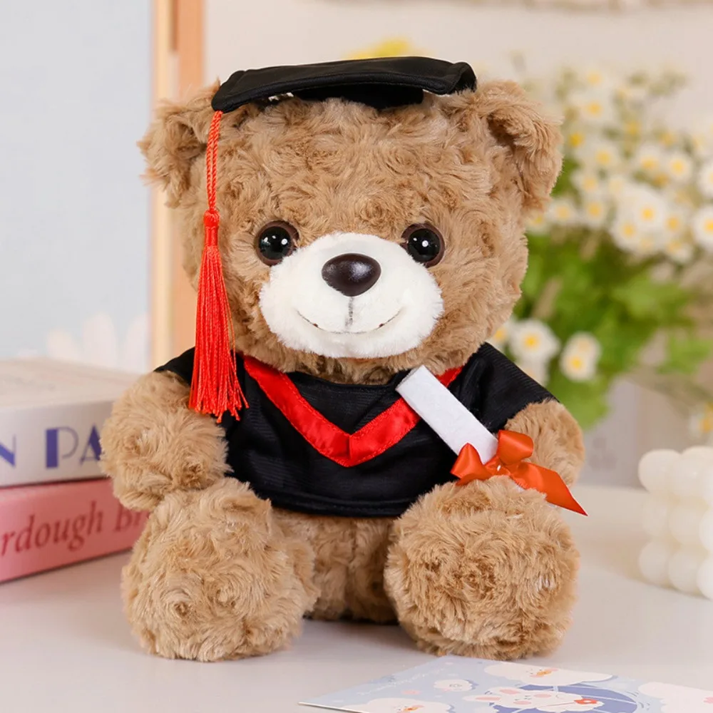 Graduation Bear Plush Doll Toy 25cm Cartoon Dr.Bear Stuffed Dolls Soft Wear Bachelor's Clothes Cute Animal Toys Students Gift
Graduation Bear Plush Doll Toy 25cm Cartoon Dr.Bear Stuffed Dolls Soft Wear Bachelor's Clothes Cute Animal Toys Students Gift