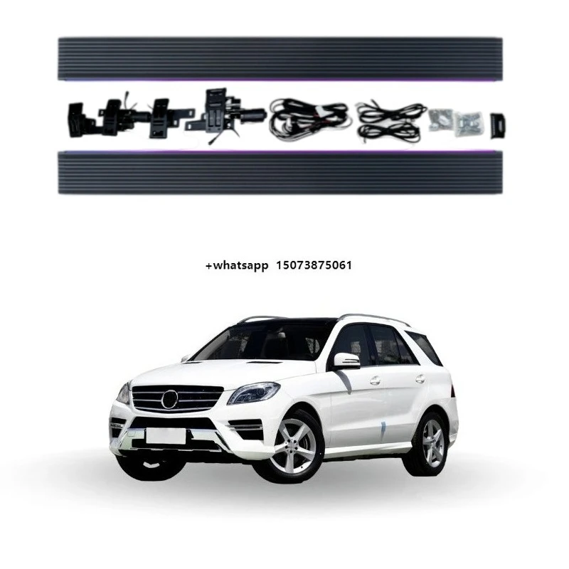 Electric Side Steps Running Boards Led Light for 2015-2018 ML-Class Automatic Side Step
Electric Side Steps Running Boards Led Light for 2015-2018 ML-Class Automatic Side Step