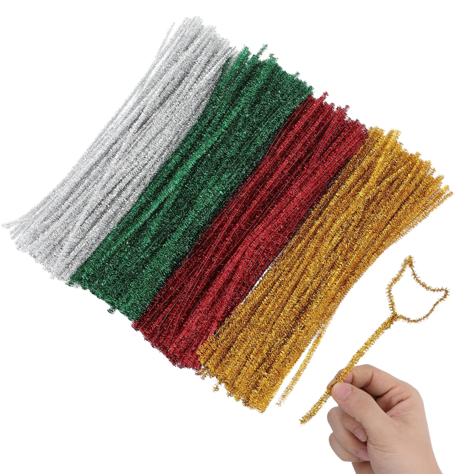 400 шт. цветные стебли синели, блестящие средства для чистки труб, рождественские принадлежности для рукоделия, аксессуары для самостоятельного изготовления, чистящие средства, Рождество
400 шт. цветные стебли синели, блестящие средства для чистки труб, рождественские принадлежности для рукоделия, аксессуары для самостоятельного изготовления, чистящие средства, Рождество