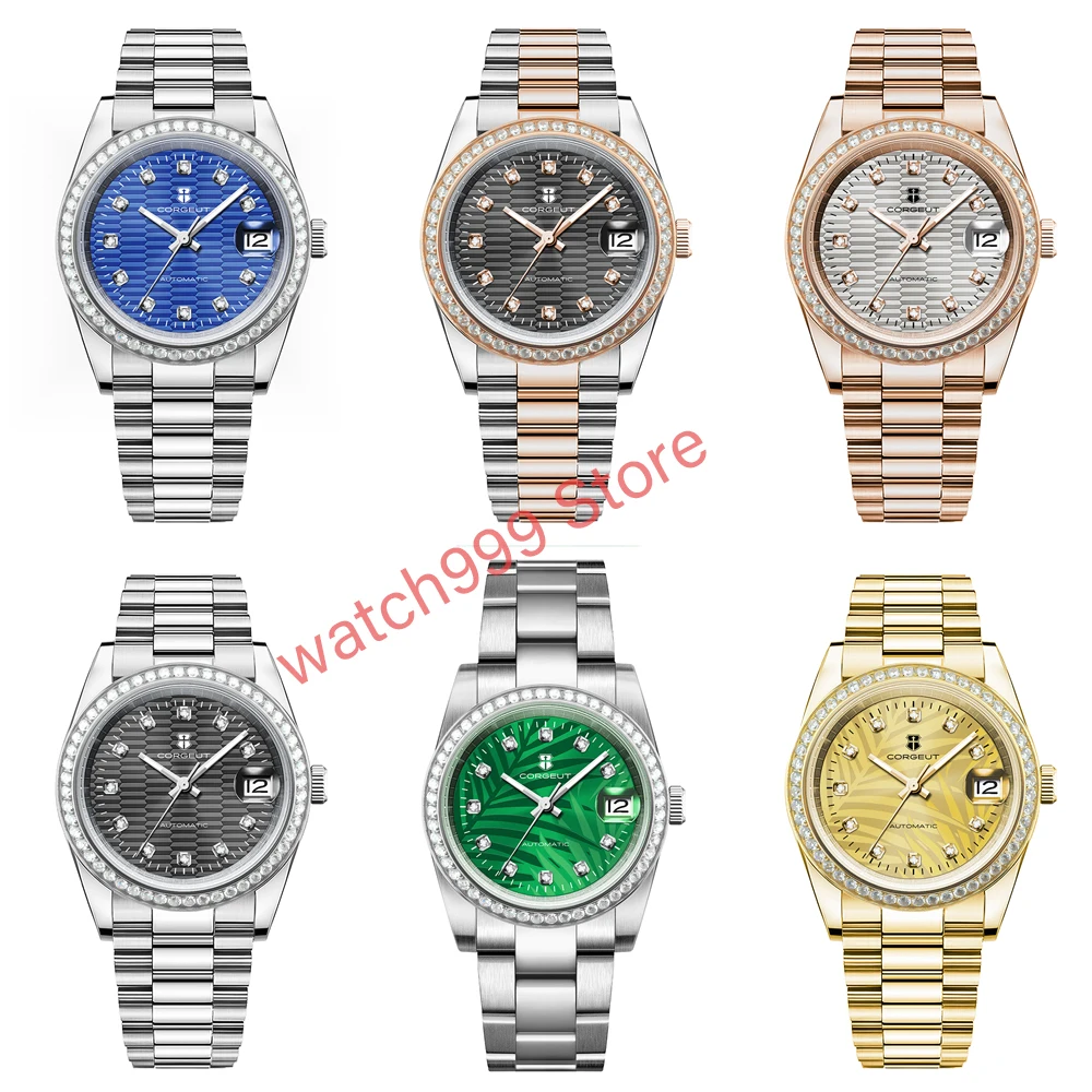 Corgeut Men's Highend Luxury Business Fashion Automatic Mechanical Watch 39mm Sapphire Glass Calendar Display Watch
Corgeut Men's Highend Luxury Business Fashion Automatic Mechanical Watch 39mm Sapphire Glass Calendar Display Watch