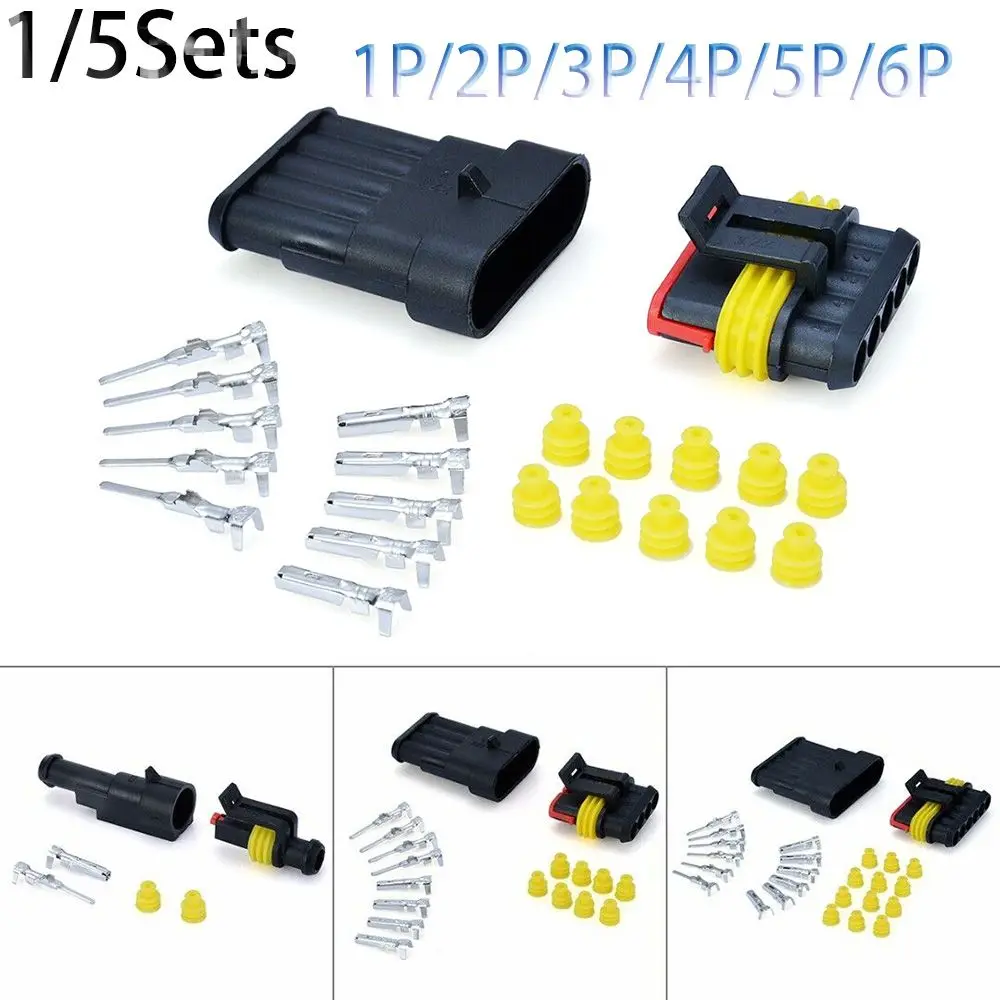 Seal Kits Car Cable Terminal 1P 2P 3P 4P 5P 6P Automotive Waterproof Connectors Electrical Wire Male and Female Plug
Seal Kits Car Cable Terminal 1P 2P 3P 4P 5P 6P Automotive Waterproof Connectors Electrical Wire Male and Female Plug
