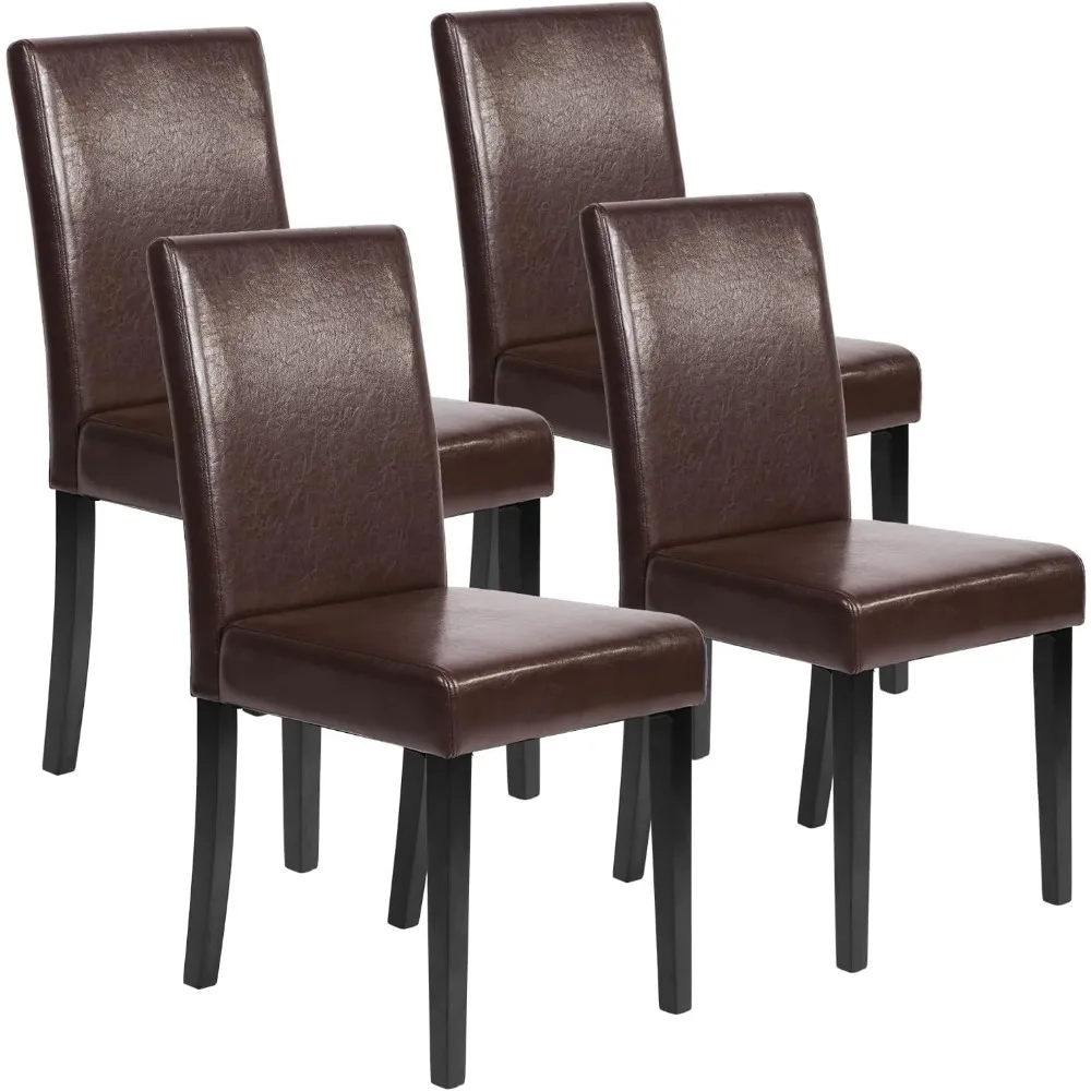 Dining Chairs Set of 4, Dining Room Chairs Kitchen Chairs,Side PU Cushion Chairs with Waterproof Surface and Wood Legs,for Kitc
Dining Chairs Set of 4, Dining Room Chairs Kitchen Chairs,Side PU Cushion Chairs with Waterproof Surface and Wood Legs,for Kitc