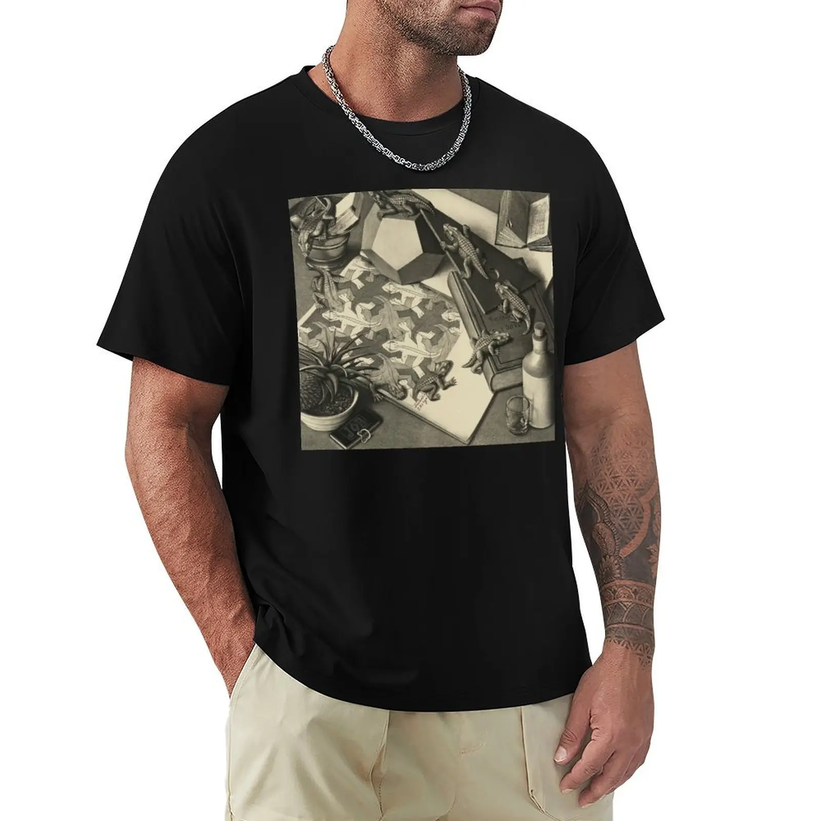 Escher - Reptiles T-Shirt blacks football t shirt graphic shirts fruit of the loom mens t shirts
Escher - Reptiles T-Shirt blacks football t shirt graphic shirts fruit of the loom mens t shirts