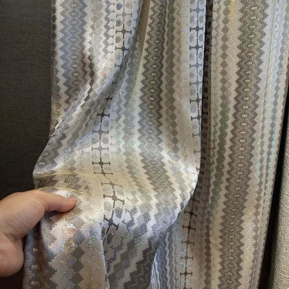 Fashion Luxury Niche High Precision Jacquard Opaque Full Blackout Heat Insulation Modern Curtains For Living Room Dining Bedroom
Fashion Luxury Niche High Precision Jacquard Opaque Full Blackout Heat Insulation Modern Curtains For Living Room Dining Bedroom
