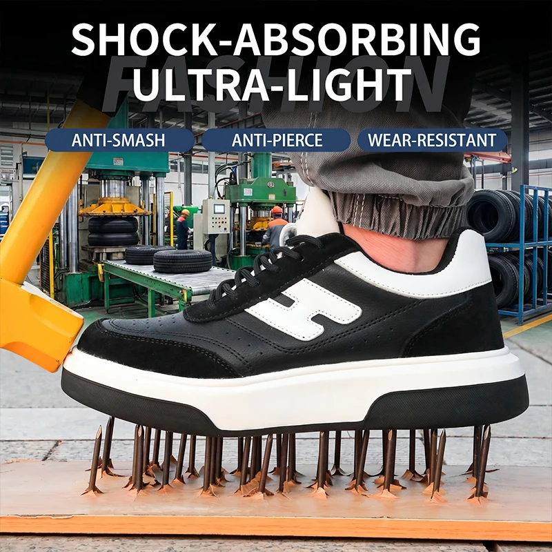 Steel toecap Kevlar midsole safety shoes, work shoes, mining boots, anti smashing, anti piercing, breathable
Steel toecap Kevlar midsole safety shoes, work shoes, mining boots, anti smashing, anti piercing, breathable
