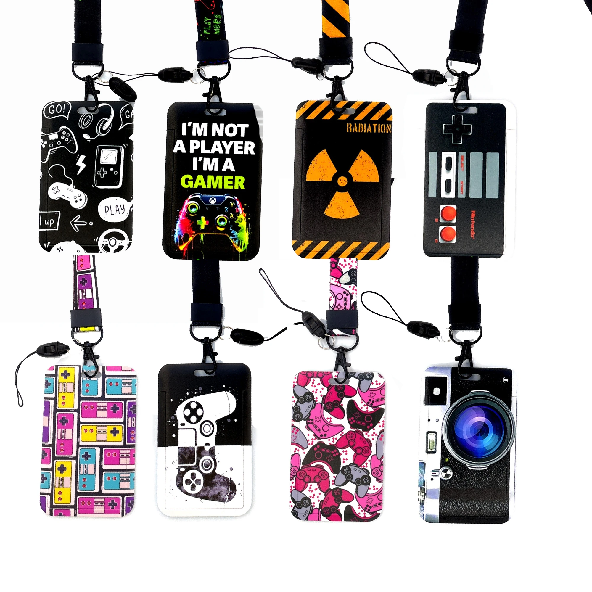Gamer Card Holder Neck Strap Lanyard for Key ID Card Cover Phone Straps Cool Badge Holder Hang Rope Lariat Accessories Gifts
Gamer Card Holder Neck Strap Lanyard for Key ID Card Cover Phone Straps Cool Badge Holder Hang Rope Lariat Accessories Gifts