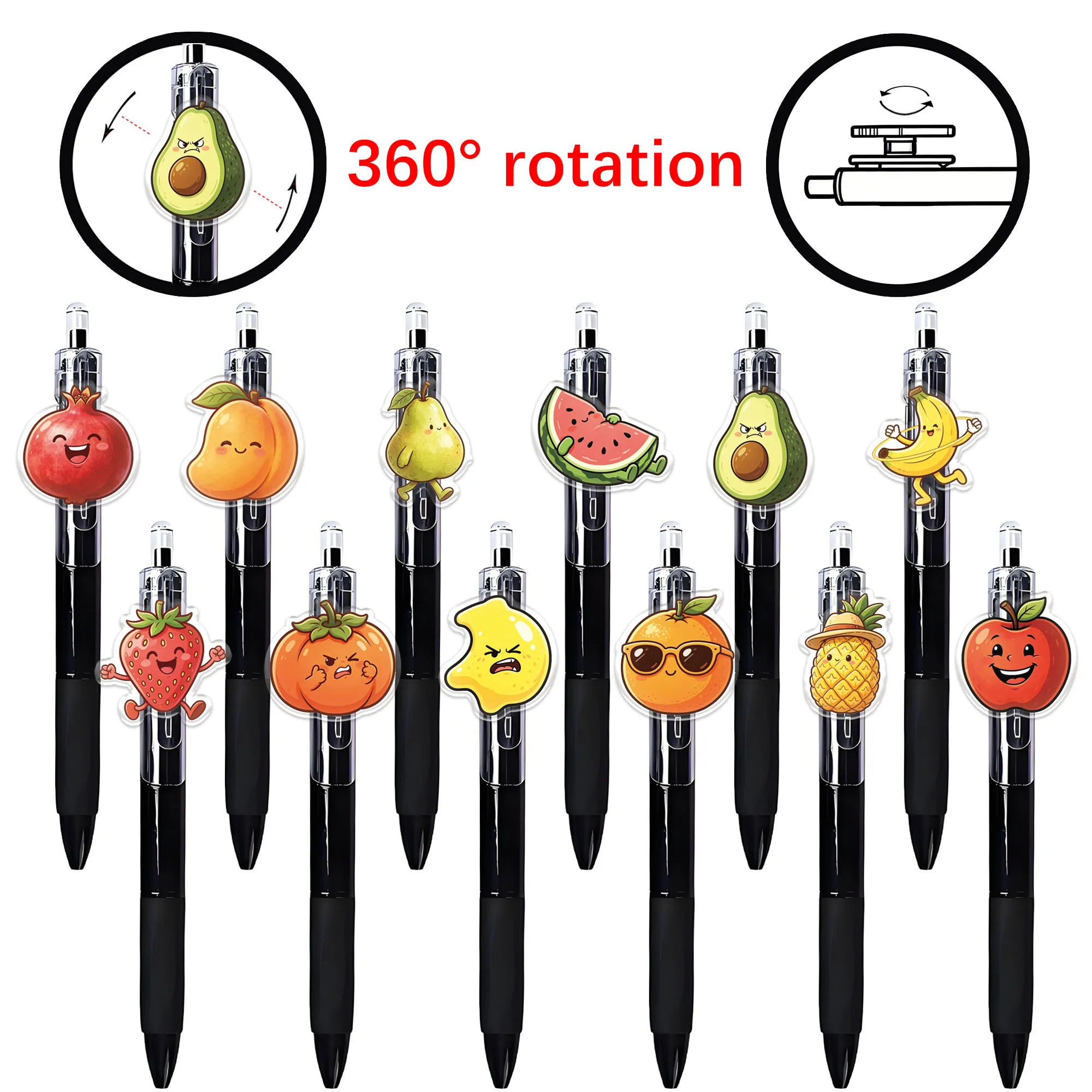 7 PIECES Fruit-themed Ballpoint Pens - Smooth Writing - Random Patterns
7 PIECES Fruit-themed Ballpoint Pens - Smooth Writing - Random Patterns