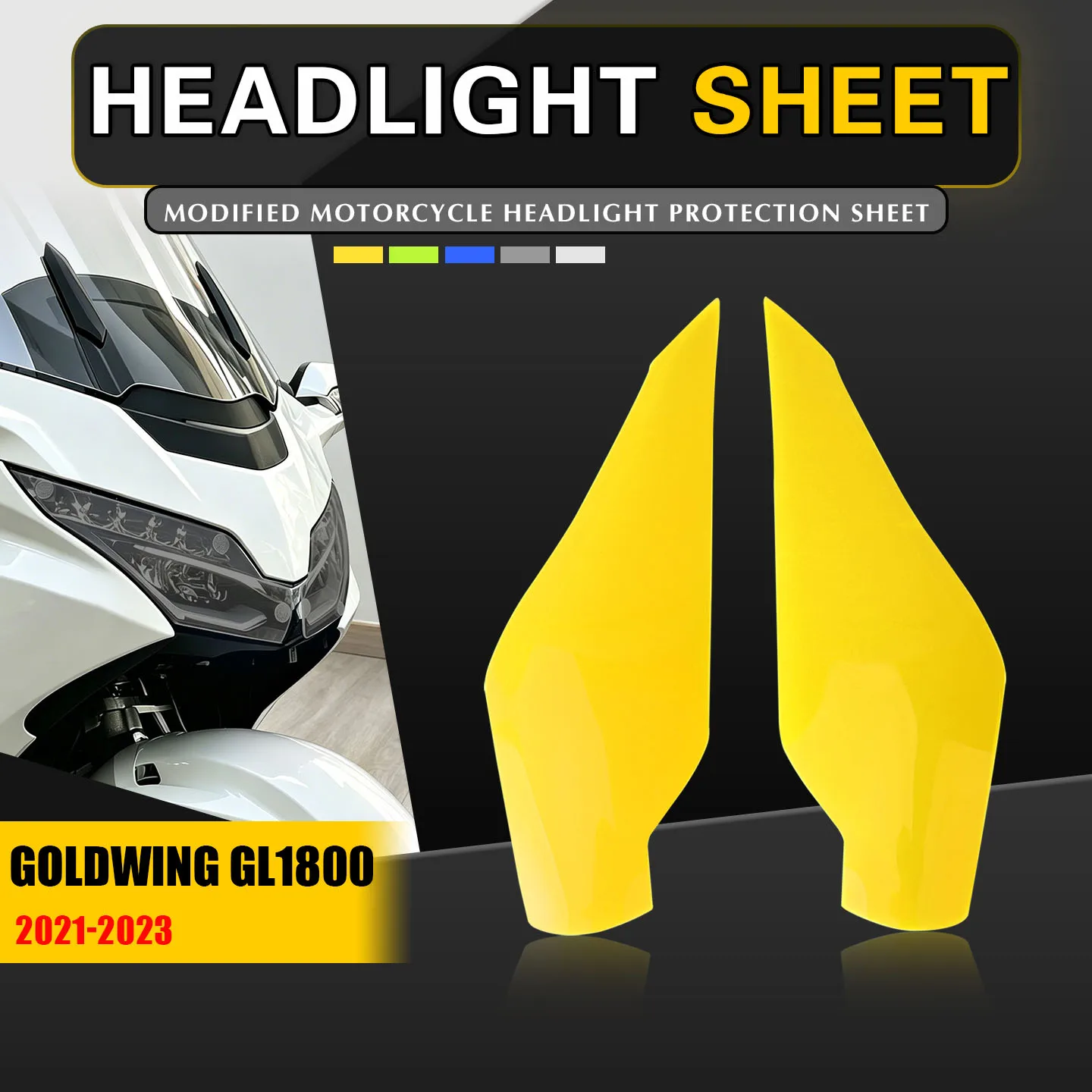 For Goldwing 1800 GL1800 2021-2023 Front Headlight Cover Guard Headlamp Protection Acrylic Shield Screen Lens Protector
For Goldwing 1800 GL1800 2021-2023 Front Headlight Cover Guard Headlamp Protection Acrylic Shield Screen Lens Protector