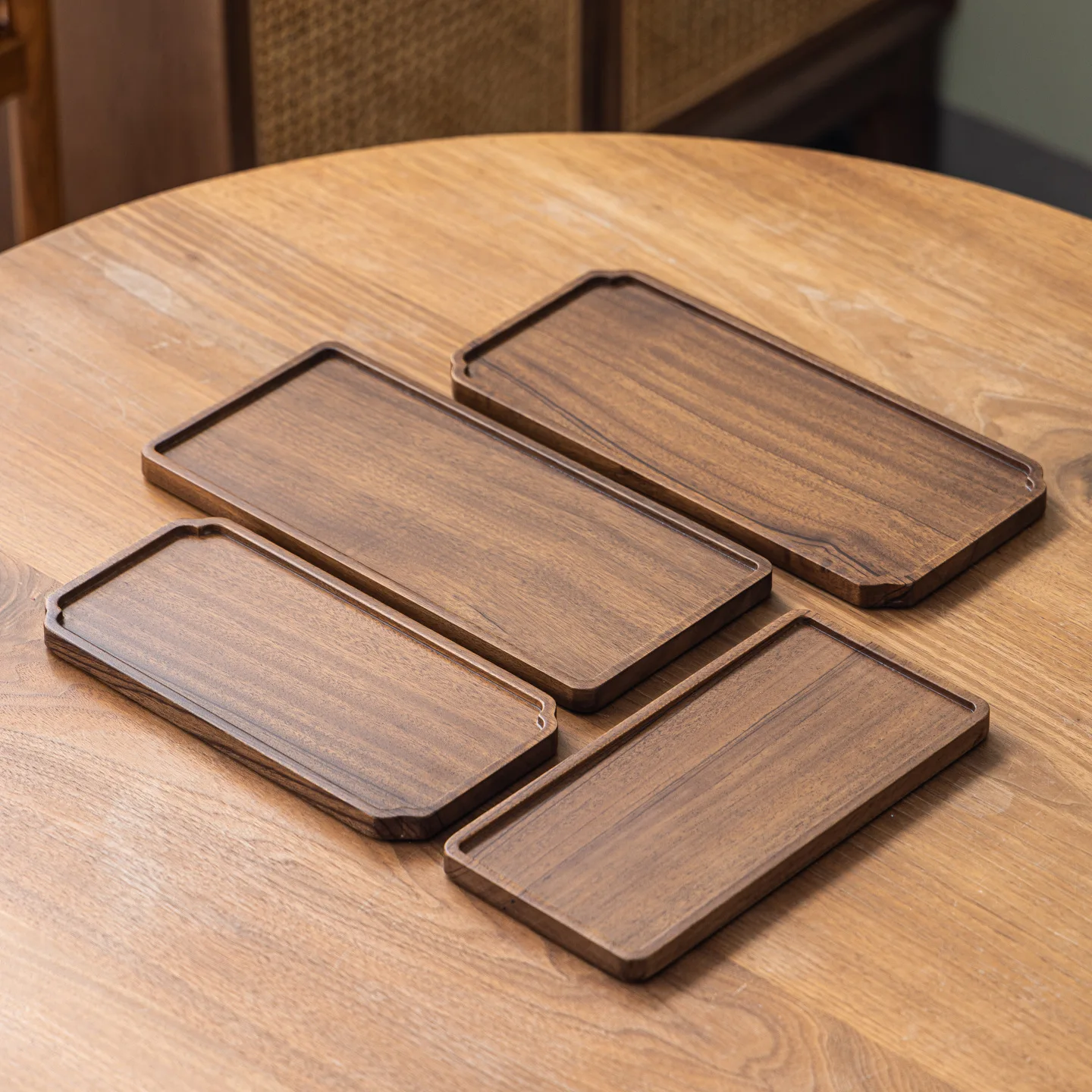 Walnut Wood Tray Rectangular Plate Japanese Tea Cup Tableware Fruit Dessert Hotel Tea Tray Dinner Plate Serving Tray
Walnut Wood Tray Rectangular Plate Japanese Tea Cup Tableware Fruit Dessert Hotel Tea Tray Dinner Plate Serving Tray
