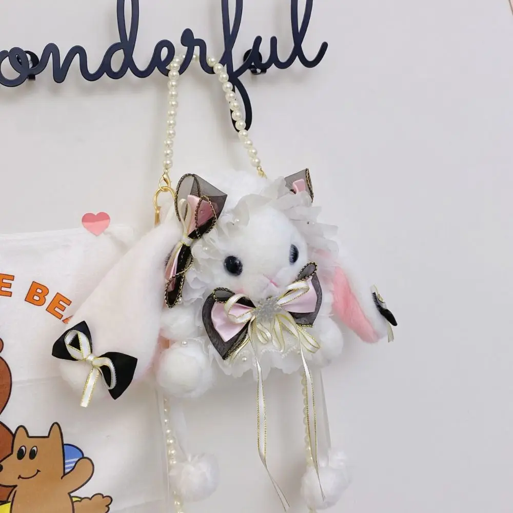 Stuffed Animals Lolita Rabbit Shoulder Bags Soft Sweet Plush Rabbit Crossbody Bag Pearl Chain Small Lop Ear Rabbit Bags Cosplay
Stuffed Animals Lolita Rabbit Shoulder Bags Soft Sweet Plush Rabbit Crossbody Bag Pearl Chain Small Lop Ear Rabbit Bags Cosplay