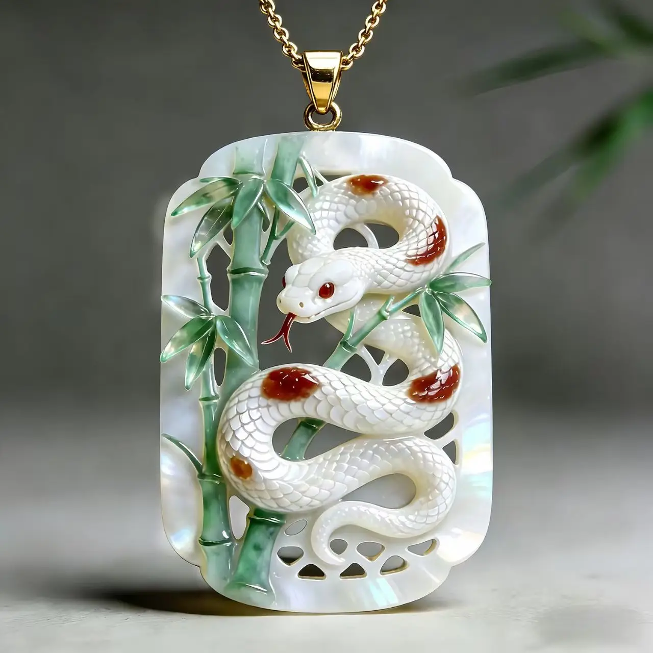 Cute White Snake Hug Bamboonecklaces and pendants Luxury Metal Long Sweater Chain Fashion Gift for Her jewelry
Cute White Snake Hug Bamboonecklaces and pendants Luxury Metal Long Sweater Chain Fashion Gift for Her jewelry