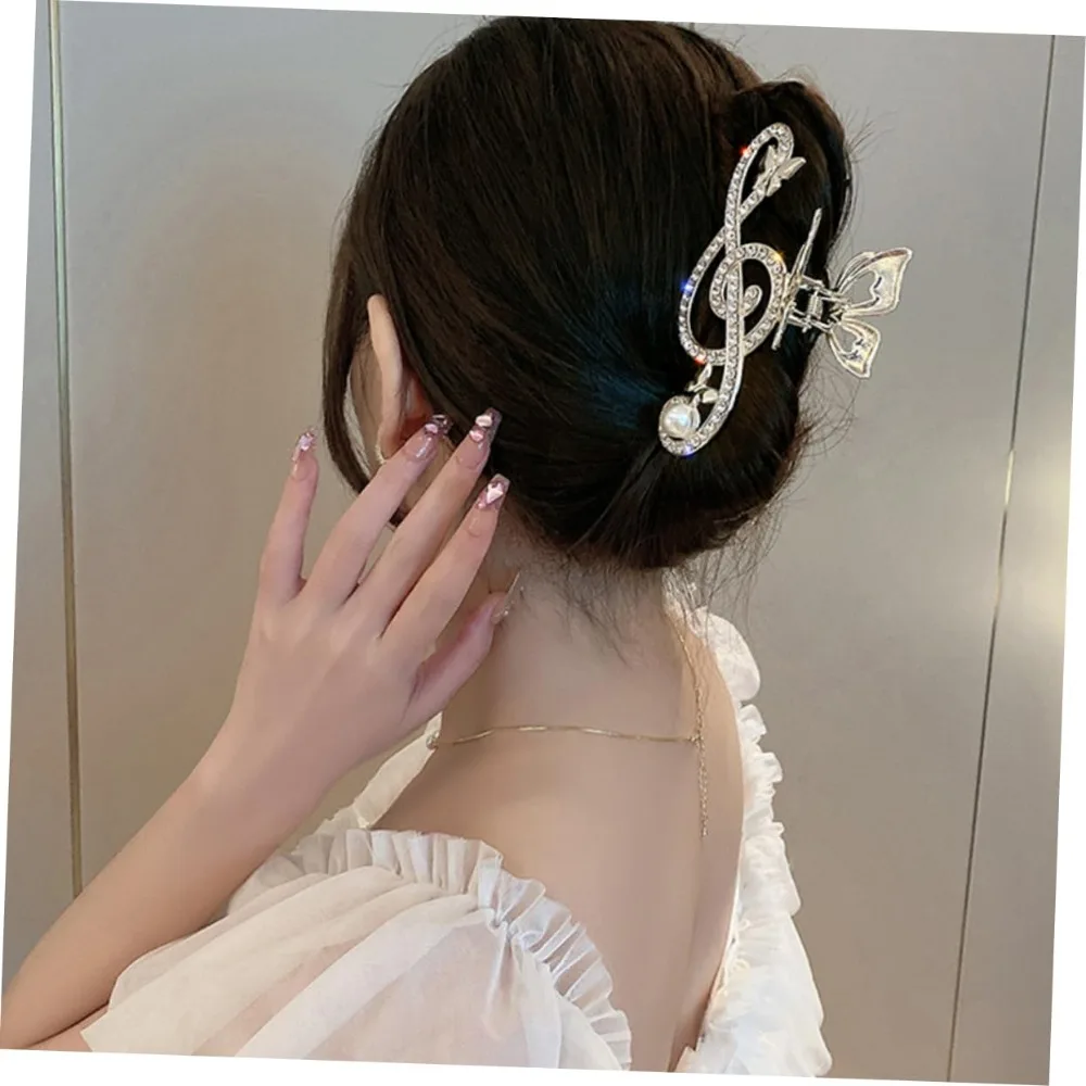 Glitter Music Note Claw Clip New Thick Hair Musical Style Hair Clips Rhinestone Hair Accessories Clef Shape Women
Glitter Music Note Claw Clip New Thick Hair Musical Style Hair Clips Rhinestone Hair Accessories Clef Shape Women